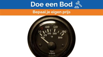 Bieden: VDO N02 120 410 engine oil pressure gauge 25 bar wh, Ophalen of Verzenden, Nieuw, Motor en Techniek, Zeilboot of Motorboot