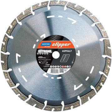 Diamantzaagblad Norton Clipper Extreme Asfalt 450 x 25,4 mm, Ophalen of Verzenden, Overige typen