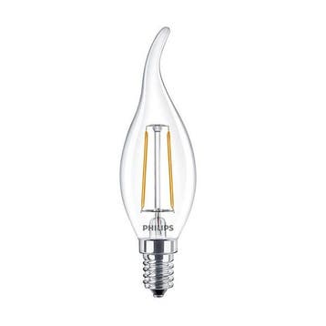Led lamp E14 | Kaars | Philips (2W, 250lm, 2700K), Verzenden, Nieuw