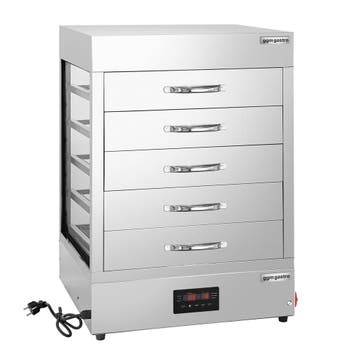 GGM Gastro | Stoomkoker / Dim sum-stoomkoker - elektrisch -, Verzenden, Nieuw in verpakking, RVS Meubilair