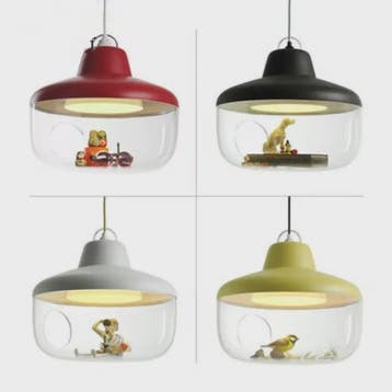 Moderne Glazen LED Hanglamp met Decoratieve Elementen - Sfee, Huis en Inrichting, Verzenden, Nieuw