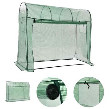 vidaXL Tuinkas met ritsdeur 200x80x170 cm, Tuin en Terras, Verzenden, Nieuw