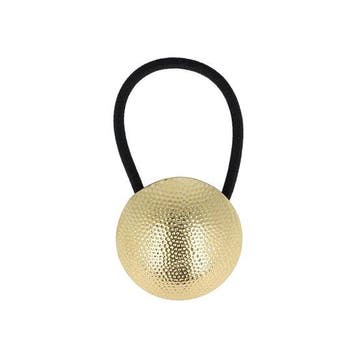 Haarelastiek – Cuff 4cm – Cirkel Ornament – Metaalaccent –, Nieuw