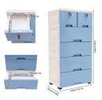 Verrijdbare Ladekast met 6 Laden – Kunststof Opbergkast, Verzenden, Nieuw in verpakking