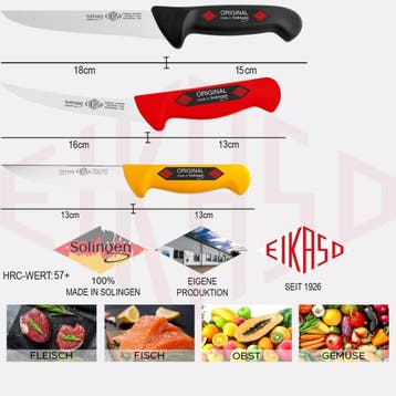 Eikaso Solingen Messenset Special Edition – 3-Delig – DI, Ophalen of Verzenden, Nieuw, Rvs of Chroom, Bestekset