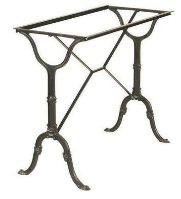 Gietijzer tafelonderstel rechthoek 83x36cm - onderstel, Minder dan 50 cm, 50 tot 100 cm, Klassiek, Nieuw
