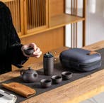 Draagbaar Reistheeservies met Theepot en 4 Kopjes, Verzenden, Nieuw