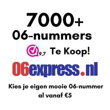 Mooi en makkelijk 06 nummer kopen? 06express.nl vanaf €5, Ophalen of Verzenden, Nieuw, Overige providers, Prepaidkaart