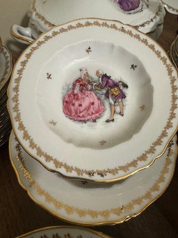 Haviland - Eetservies voor 12 - Porselein