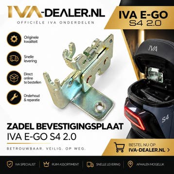 Zadel bevestigingsplaat IVA E-GO S4 2.0 | IVA-Dealer.nl, Verzenden, Nieuw, Zadel, Overige merken