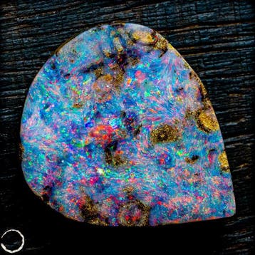 Australische Boulder-Opal cabochon als hanger 54,25 ct-