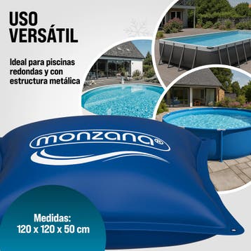 Zwembadkussen Blauw 120x120cm -20°C (Zwembaden, Recreatie), Verzenden, Nieuw