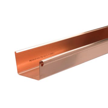 koperen bakgoot B333 0,6 x 3000mm, Ophalen of Verzenden, Nieuw