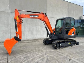 Veiling: Rupsgraafmachine Doosan DX55-9C Diesel 2018, Ophalen, Graafmachine