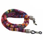 Fako Bijoux - Brillenkoord - Boho - 6mm - 70cm - Bordeaux, Verzenden, Nieuw