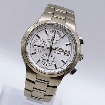 Seiko - Chronograph Titanium - Zonder minimumprijs -