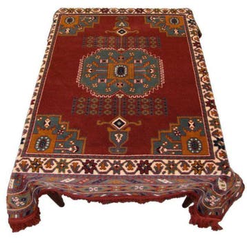 Smyrna tafelkleed Noblesse 32 rood - div. maten / rond NIEUW, Ophalen of Verzenden, Nieuw, Rechthoek, Binnen