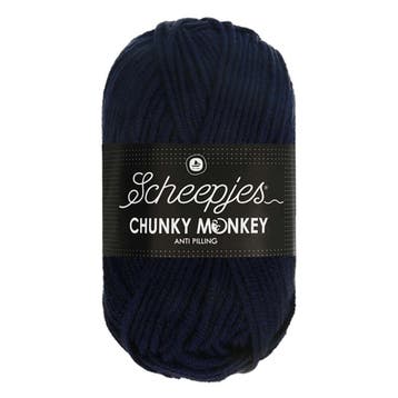 Scheepjes Chunky Monkey 100g - 1011 Slate, Verzenden, Nieuw