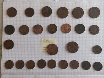Rusland. OtherLot of 25+ coins, various Kopecks