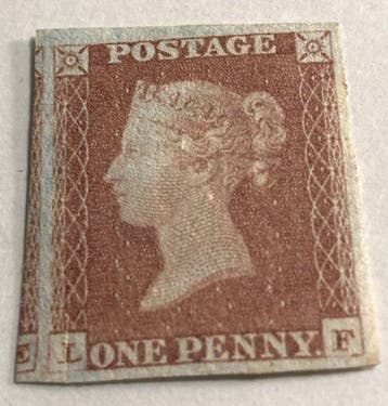 Groot-Brittannië 1841/1841 - Victoria 1d roodbruin - Stanley, Gestempeld