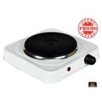 Benson Compacte elektrische kookplaat - 1000 watt - wit -..., Ophalen of Verzenden, Nieuw