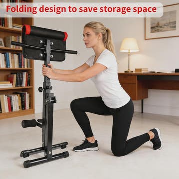Opvouwbare Fitness Roman Bench: Rugtrainer & Buikspierbank m, Verzenden, Nieuw