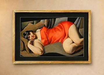 Tamara de Lempicka (1898-1980) (after) - La Tunique Rose., Nieuw