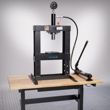 Datona Werkplaatspers 10 ton hydraulisch - Datona - Zwart, Doe-het-zelf en Verbouw, Ophalen of Verzenden, Nieuw