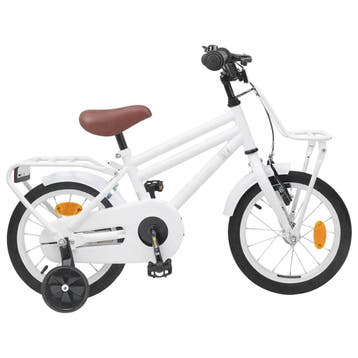 vidaXL Kinderfiets 14 Inch voor 3-5 jaar oud Wit, Verzenden, Nieuw