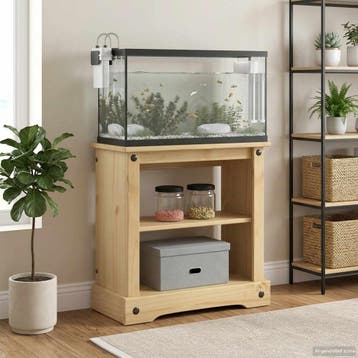 vidaXL Aquarium Stand CORONA Bruin 60,5 x 30 x 60 cm 150 kg, Verzenden, Nieuw