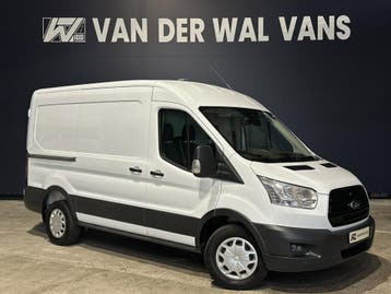 Ford Transit 2.0 TDCI 130pk Automaat L2H2 Inrichting Euro6 A, Automaat, Stof, Gebruikt, Wit