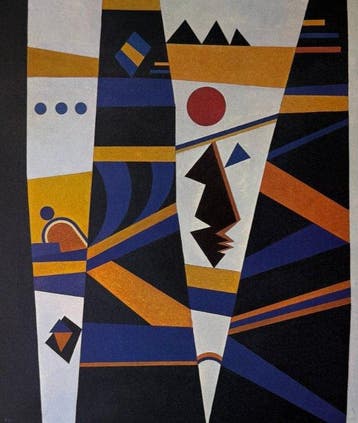 Wassily Kandinsky (1866-1944) - Composition, Antiek en Kunst