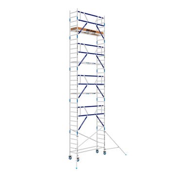 AGS Pro rolsteiger ASC 75 x 250 x 10,2wh enkelzijdig, Doe-het-zelf en Verbouw, Steigers, Verzenden, Nieuw, Rolsteiger of Kamersteiger