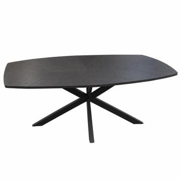 Salerno eettafel / vergadertafel  Deens ovaal eiken visgraat, Ophalen of Verzenden, Nieuw in verpakking, Bureau