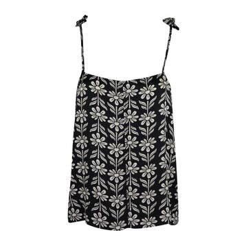 Leo & Ugo • zwart beige top • 38 (2), Maat 38/40 (M), Leo & Ugo, Nieuw, Verzenden