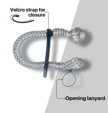 Easysea Soft Shackle Dyneema L - Lijndikte 8mm, Watersport en Boten, Accessoires en Onderhoud, Ophalen of Verzenden, Nieuw