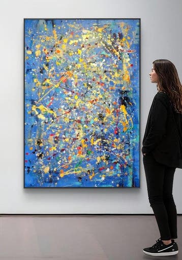 Irena Lenartowicz - Composition with Gold - XXL