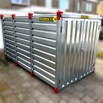 Verhuurbox 4m 16m3 8m2 opslagcontainer huren