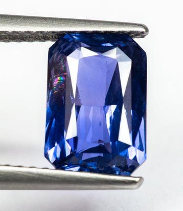 Saffier - 3.12 ct - Gem Report Antwerp (GRA) - Violetish, Nieuw