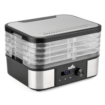 Bardi 5 Laags Voedseldroger 350Watt Met Tang en Droogvellen, Verzenden, Nieuw in verpakking