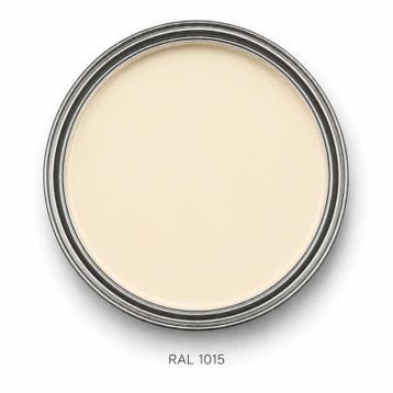 Ral 1015 - Zijdeglans 5 liter - Acryl (CARNAVAL - KLEUREN), Ophalen of Verzenden, Nieuw, Overige kleuren, Verf