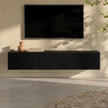 *WOONWINKEL* Zwevend Tv Meubel Zwart 160 Cm, Verzenden, Nieuw