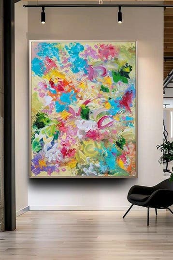 Laura Capellini -  SOUL GARDEN #14(XL) Acrylic on canvas -