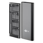 Precisie schroevendraaierset | Goobay | 25-delig, Verzenden, Nieuw