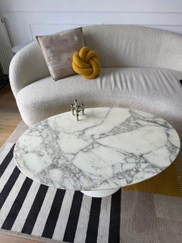 Knoll - Eero Saarinen - Salontafel - Tulip table - Carrara