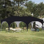 vidaXL Pop-up Feesttent Zwart 575 x 288 x 245 cm Oxford Stof, Tuin en Terras, Partytenten, Verzenden, Nieuw