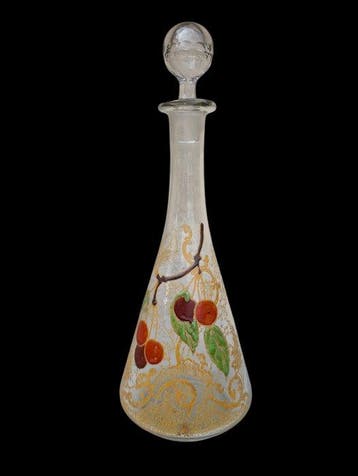 François-Théodore Legras - Vaas - Glas - Art Nouveau