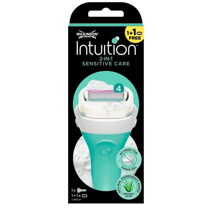 Wilkinson Sword Intuition 2-In-1 Sensitive Scheersysteem, Witgoed en Apparatuur, Persoonlijke-verzorgingsapparatuur, Nieuw, Verzenden