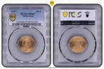 Gouden Wilhelmina 10 gulden 1917 MS67 gecertificeerd PCGS, Postzegels en Munten, Munten | Nederland, Verzenden, Goud, Koningin Wilhelmina