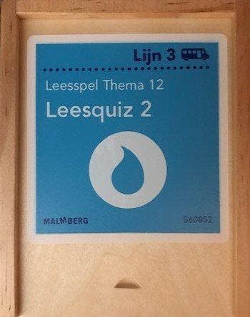 Lijn 3  Leesspel Thema 12, Leesquiz 2, Verzenden, Nieuw